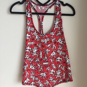 Forever21 x Keith Haring racerback workout top